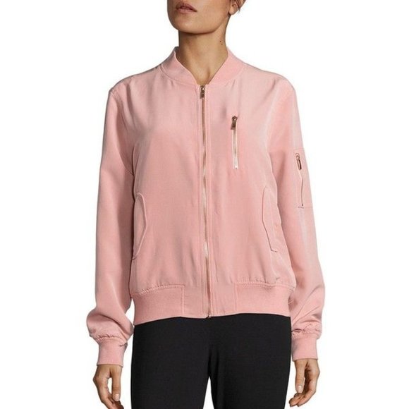 Highline Collective Women's Pink Bomber Jacket size Large - Picture 1 of 8